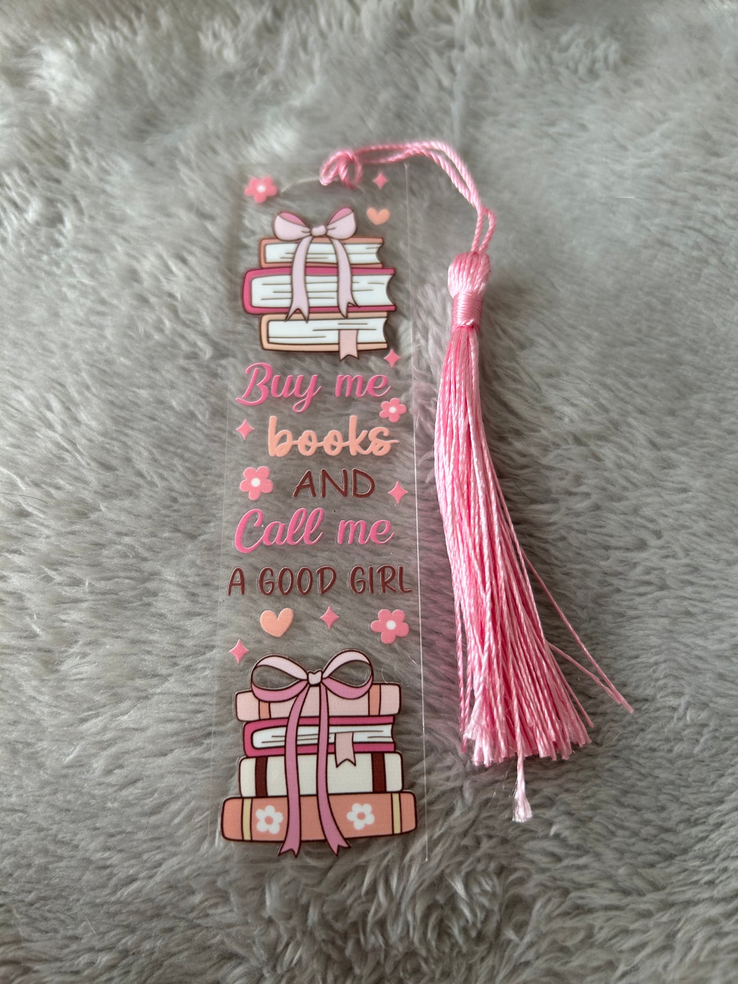 Lesezeichen „buy me books & call me a good girl“ 💁🏽♀️