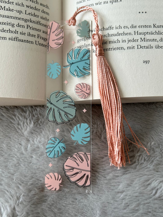 Lesezeichen „leaves“ 🍃