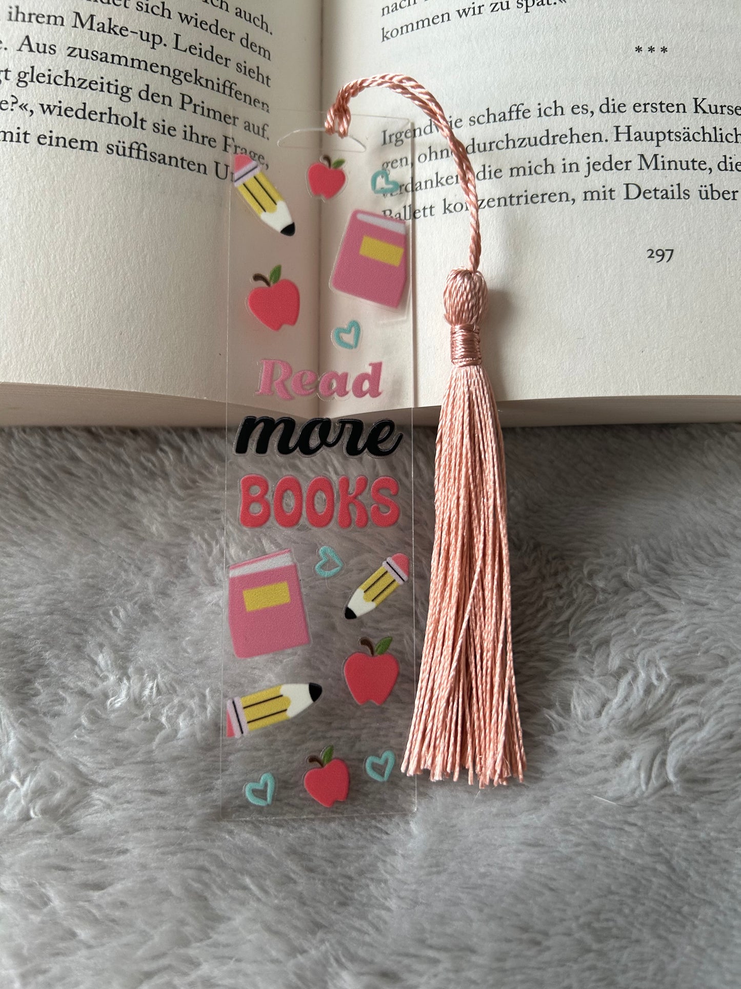 Lesezeichen „read more books“ ✏️📖