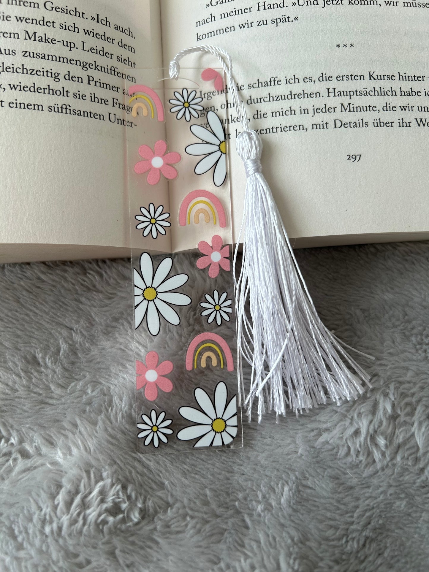 Lesezeichen „flower & rainbow“ 🌸