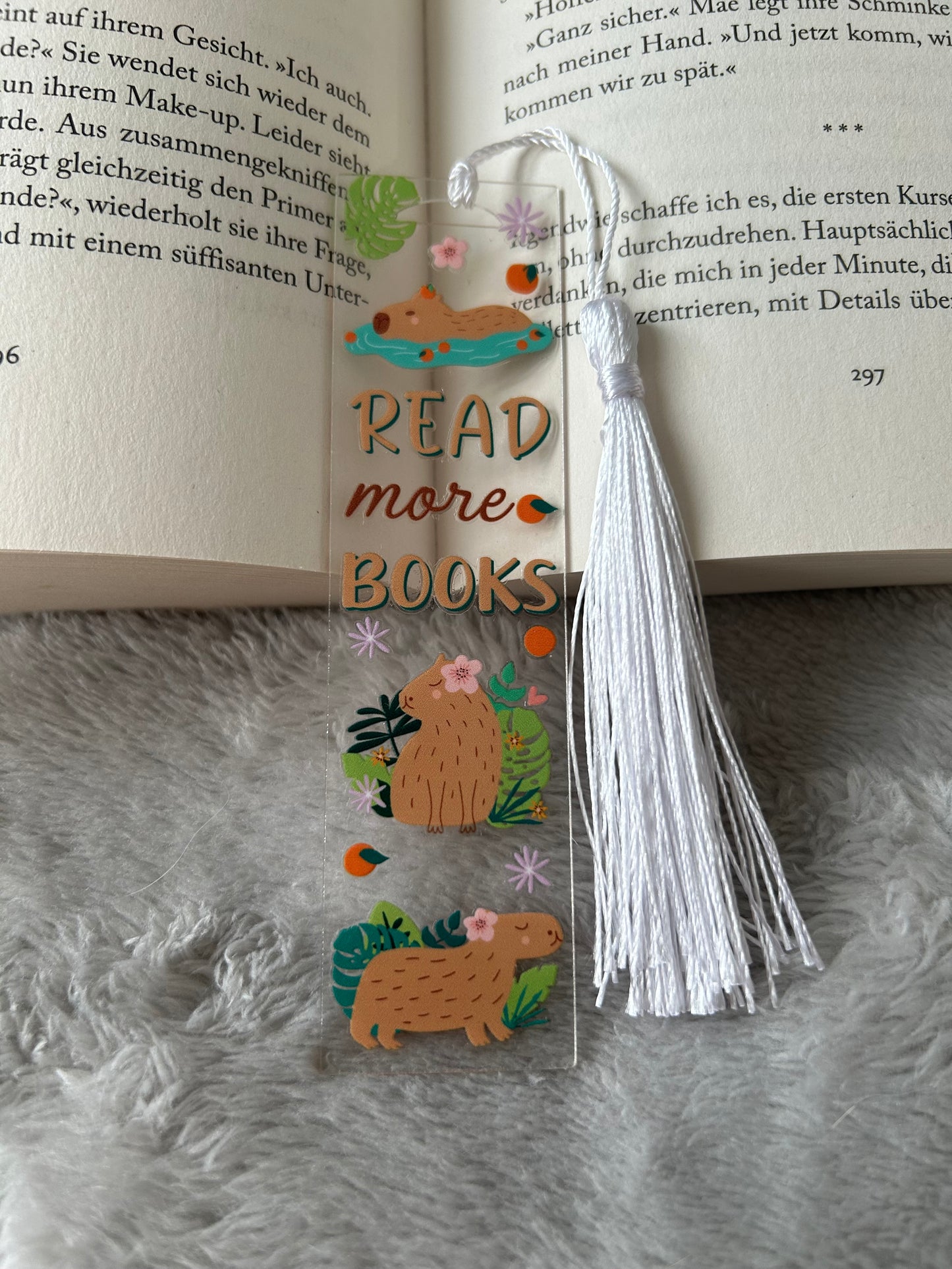 Lesezeichen „capybara“ 🧸