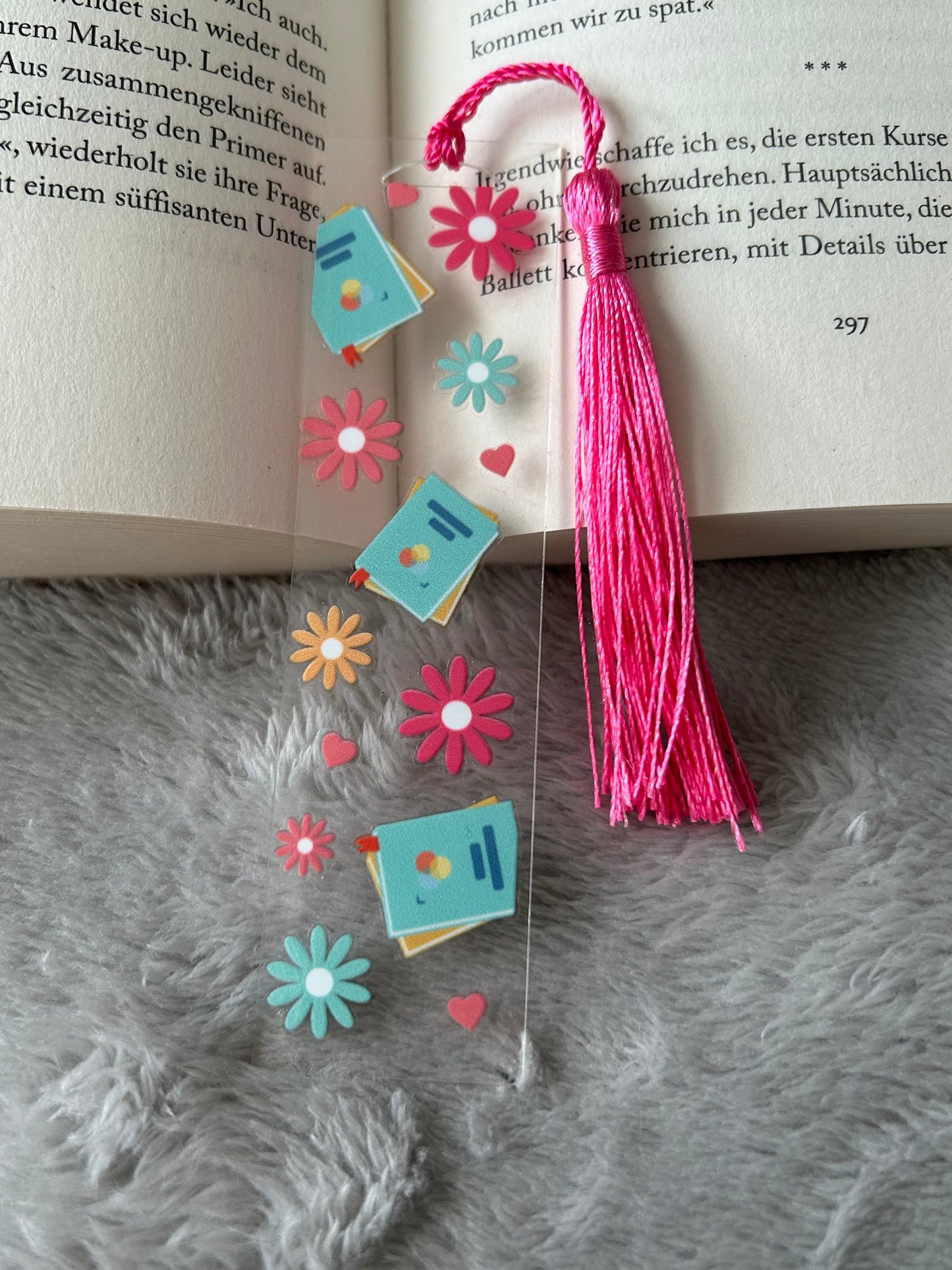 Lesezeichen „colored“ 🌺📖