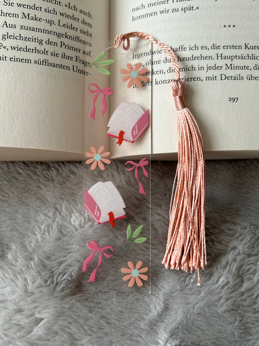 Lesezeichen „schleifchen und blümchen“ 🎀🌸