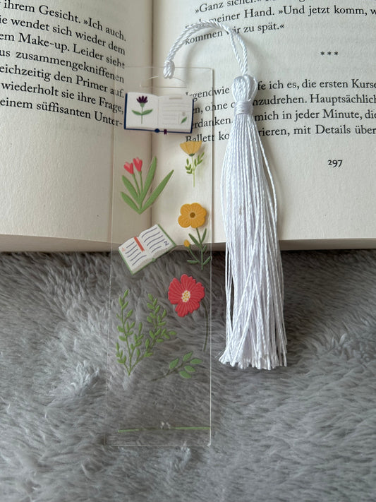 Lesezeichen „flowers & books“ 🪴📖
